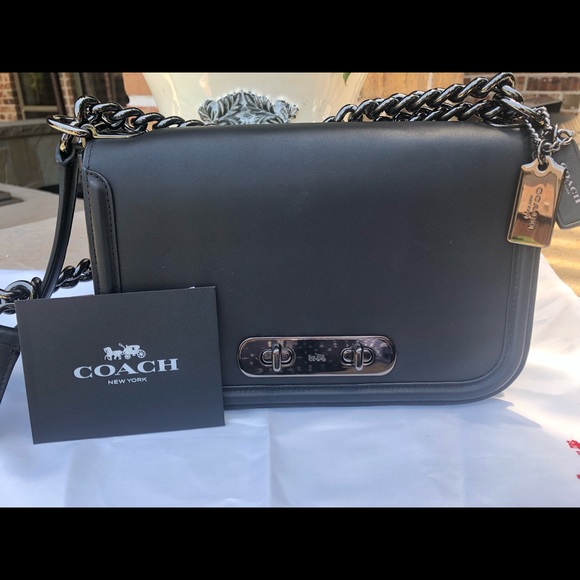 Coach Bags Swagger Gunmetal Shoulder Body New Wo Tag Poshmark
